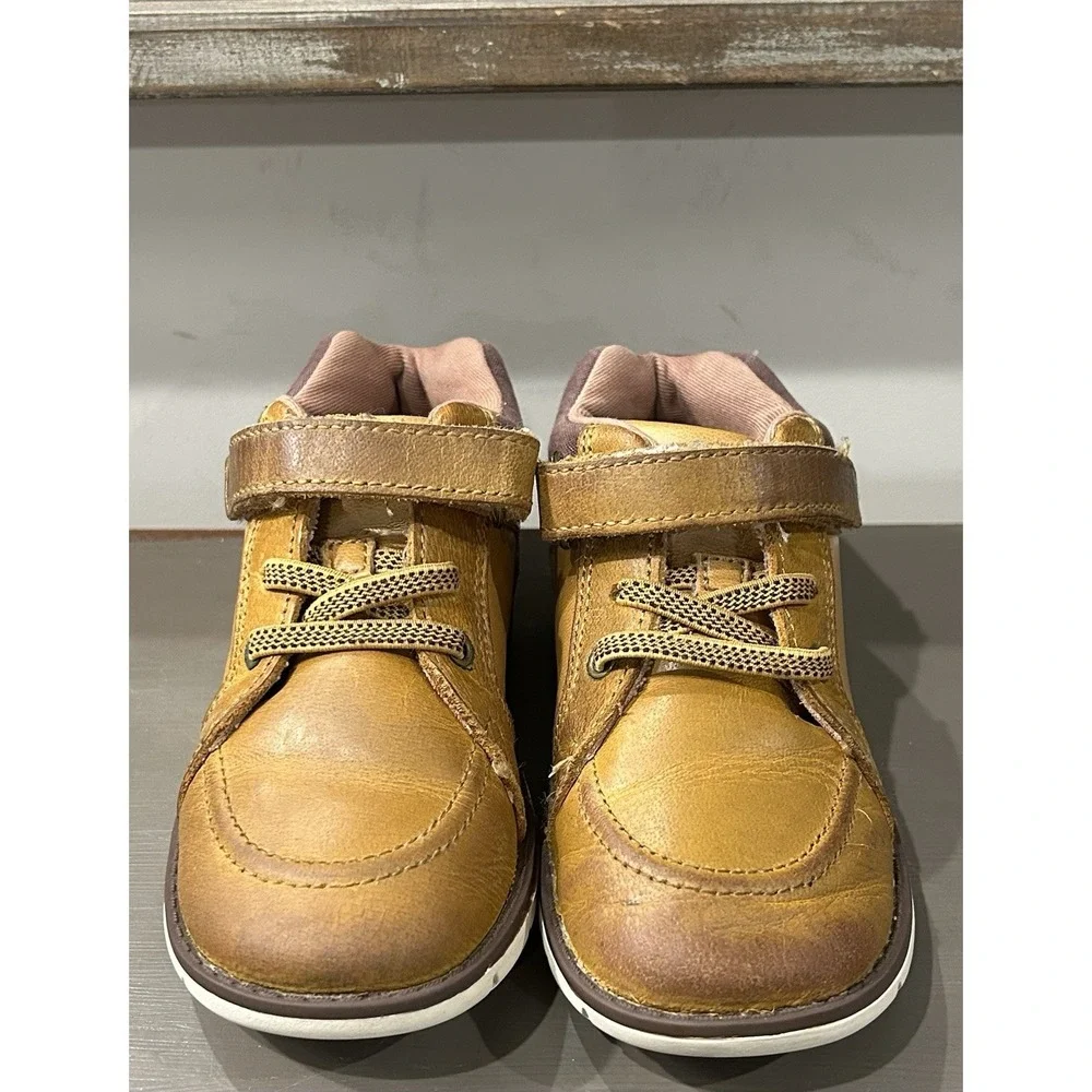 Stride‎ Rite Boy's SRT Anders Fashion Boot, Honey Brown Size 9W Toddler